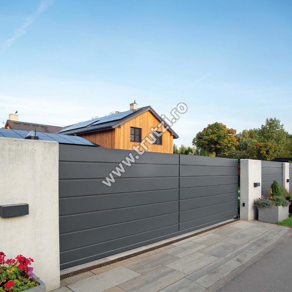 Imagine pachet de bază sistem imprejmuire din aluminiu forza l=9,5m