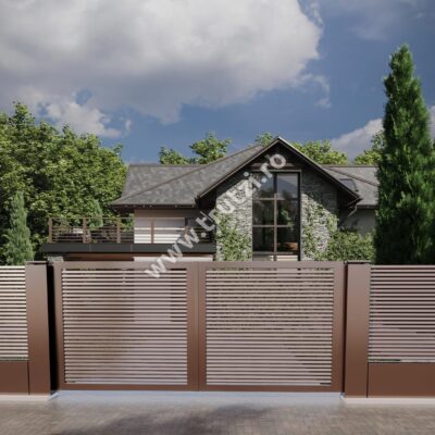 Imagine pachet de bază sistem imprejmuire casette model tz.01.200 l=10m