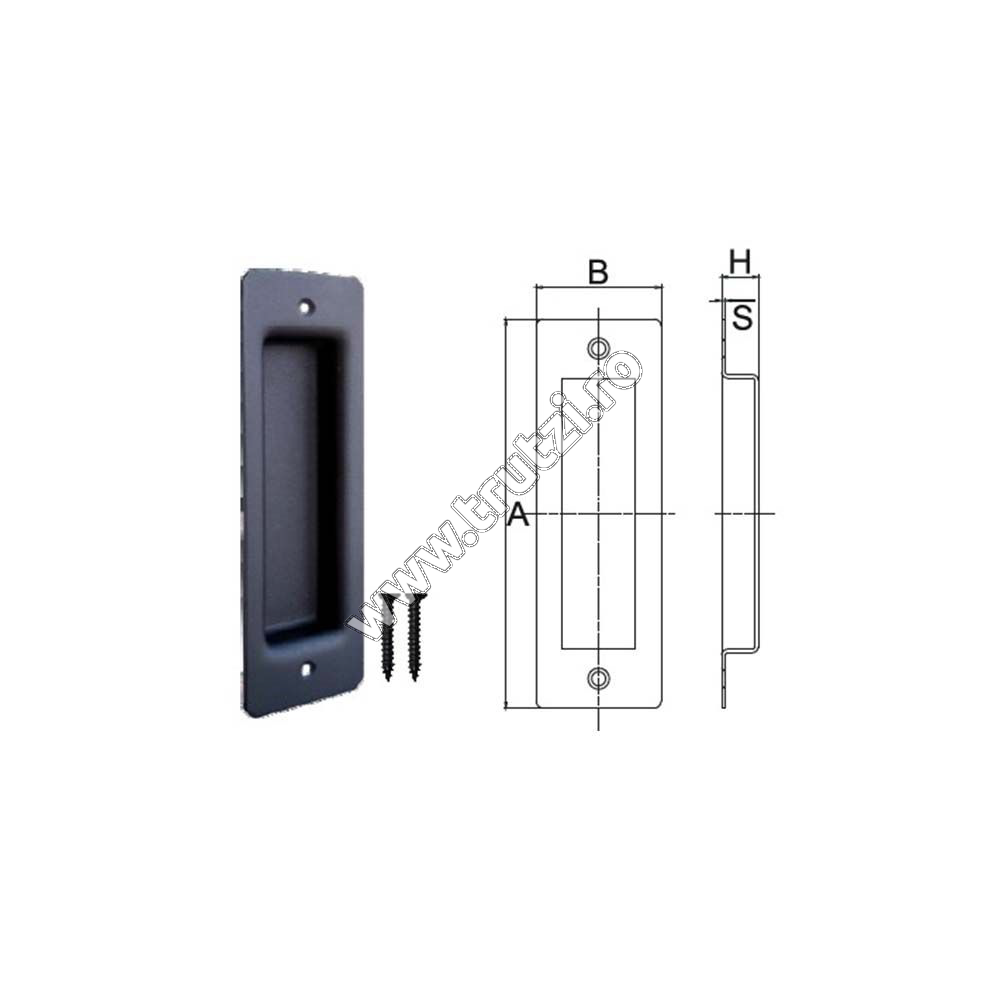Imagine maner ingropat pentru usa glisanta