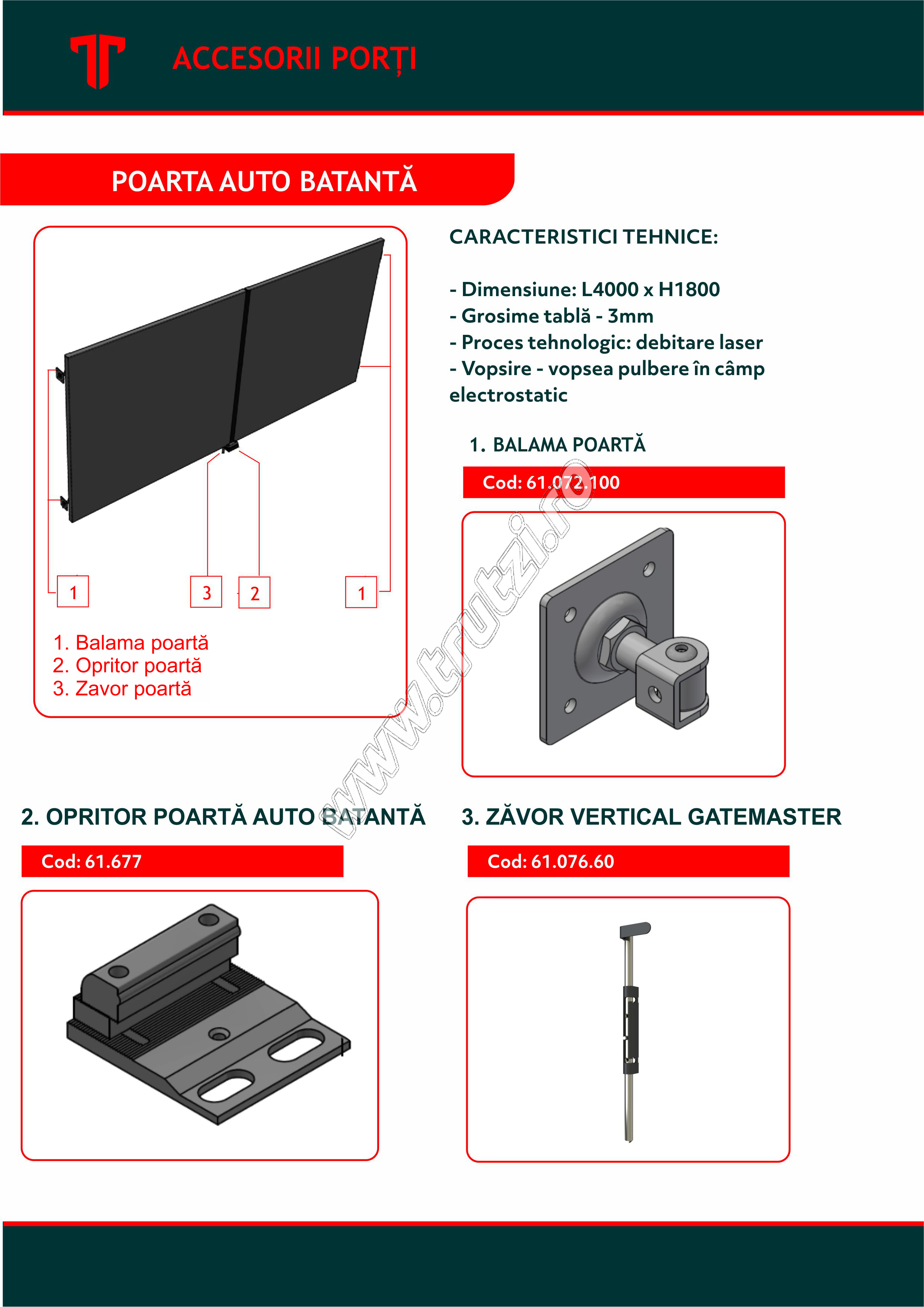 Poartă auto batantă LS.02.720.03