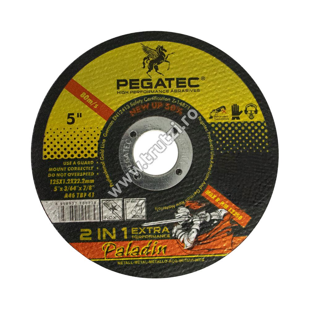 Imagine disc abraziv debitare metal 125x1.2x22.2mm  pegatec