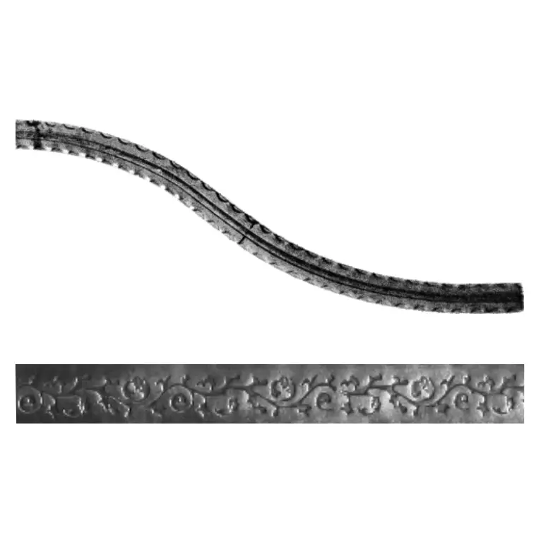 Arcadă “Omega” PA dr sect. 40x4mm amprentat floare, H 250-300, L 2000 3932644