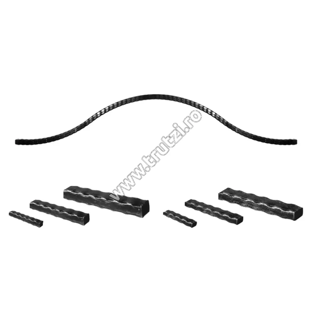 Imagine arcada "omega" poarta  pietonala ,sect 40x20x2 mm, h 250mm, l 1000mm