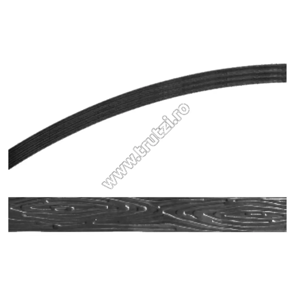 Imagine arcada "semicerc" pe stg sect. 40x5mm amprentat scoarta, h 250-300, l 2000