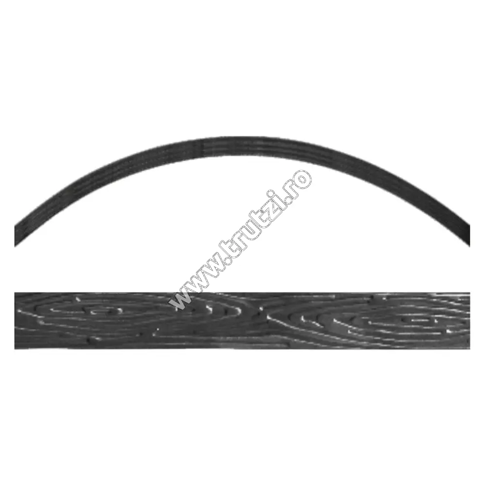 Imagine arcada "semicerc" sect. 25x5mm amprentat scoarta, h 210-220mm, l 1000mm