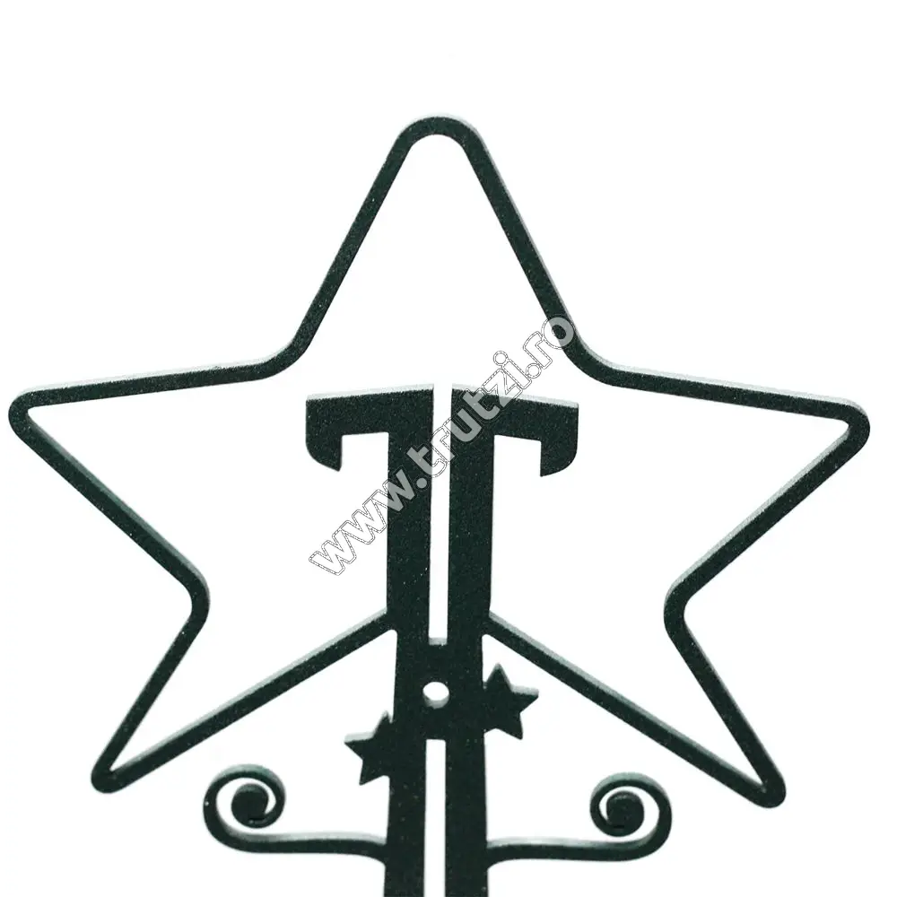 BRAD VOPSIT ELEMENT DECORATIV DIN TABLA DECUPATA H 600MM, GR. 3 MM - imagine 2