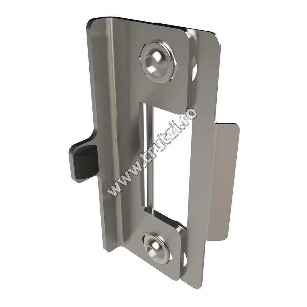 Broască Gatemaster cu mâner negru, pentru profil 40mm, ML4DCP