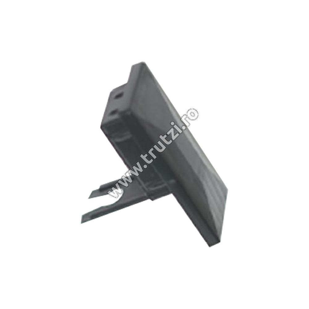 Imagine capac dreptunghiular din plastic 60x40mm, ral 7016 gri