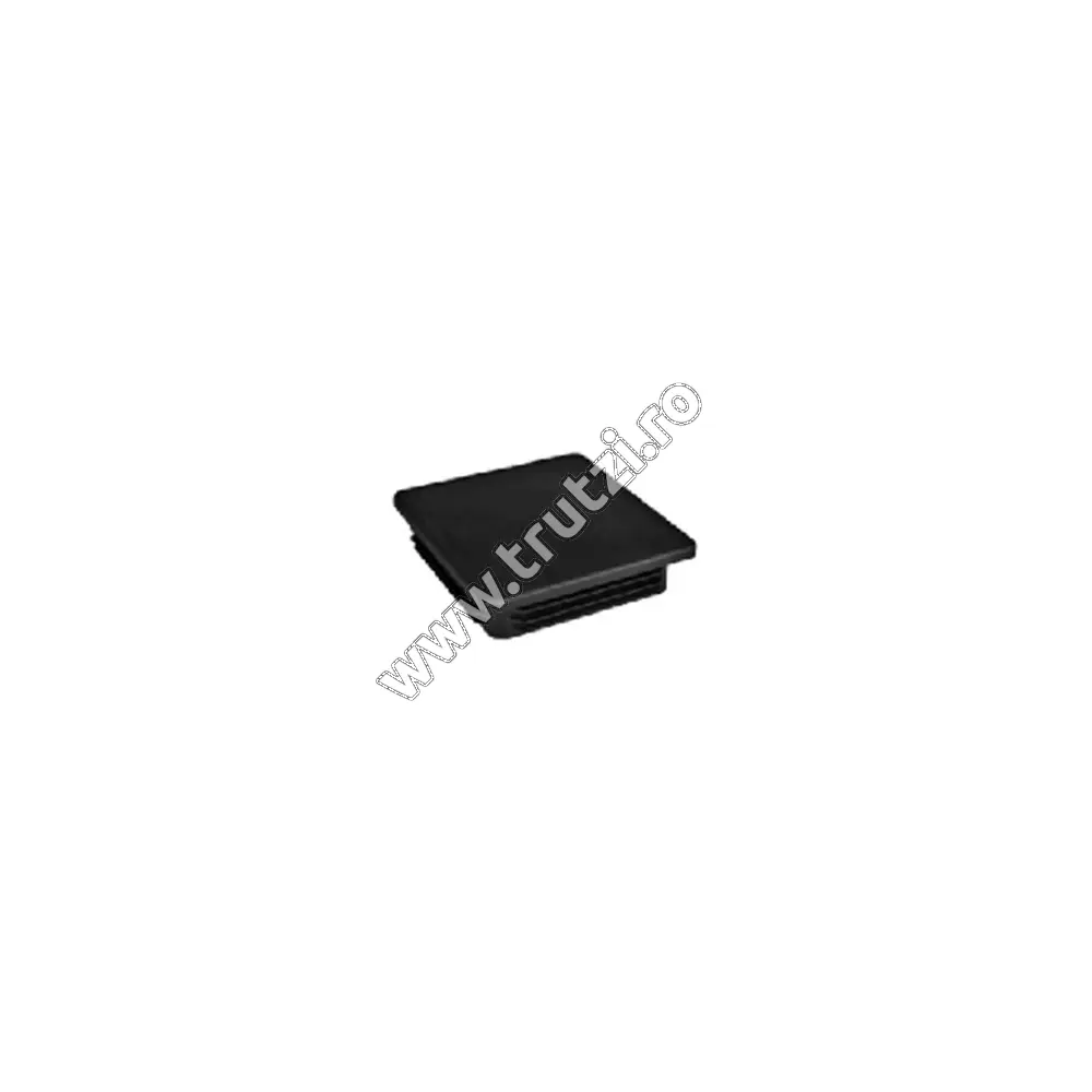 Imagine capac patrat din plastic baza 15x15mm