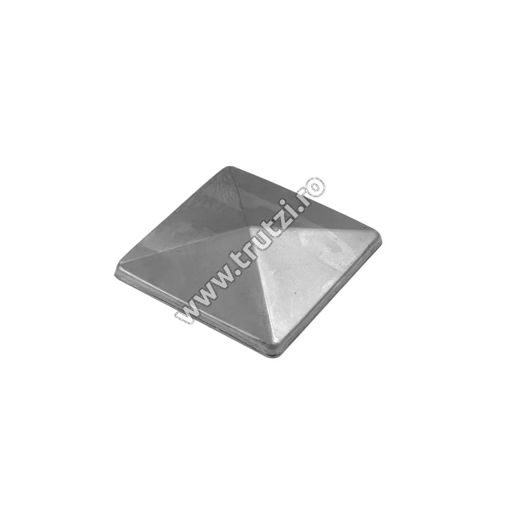 Imagine capac patrat din tabla baza 100x100mm, gr. 1mm
