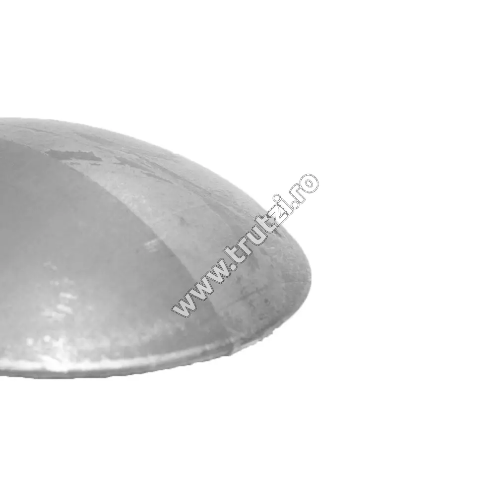 Capac rotund din tablă bază fi 80mm, gr. 1mm