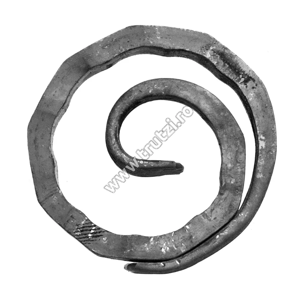Imagine cerc melcat sect. 14x14mm amprentat batut, diametru fi 120mm