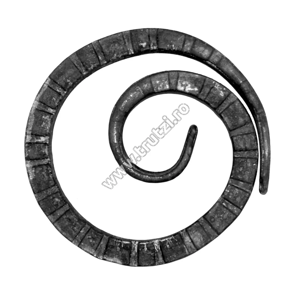 Imagine cerc melcat sect. 16x16mm amprentat transversal, diametru fi 120mm