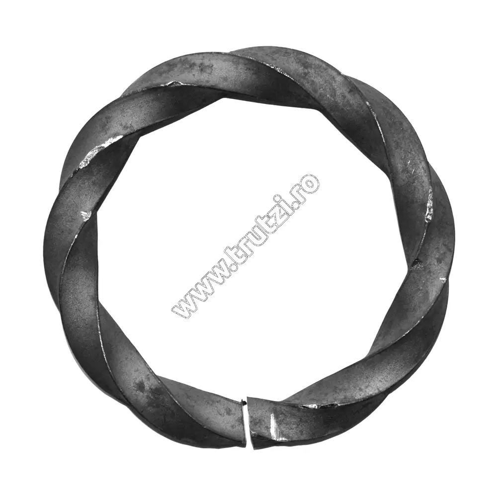 Imagine cerc sect. 12x12mm rasucit, diametru fi 100mm