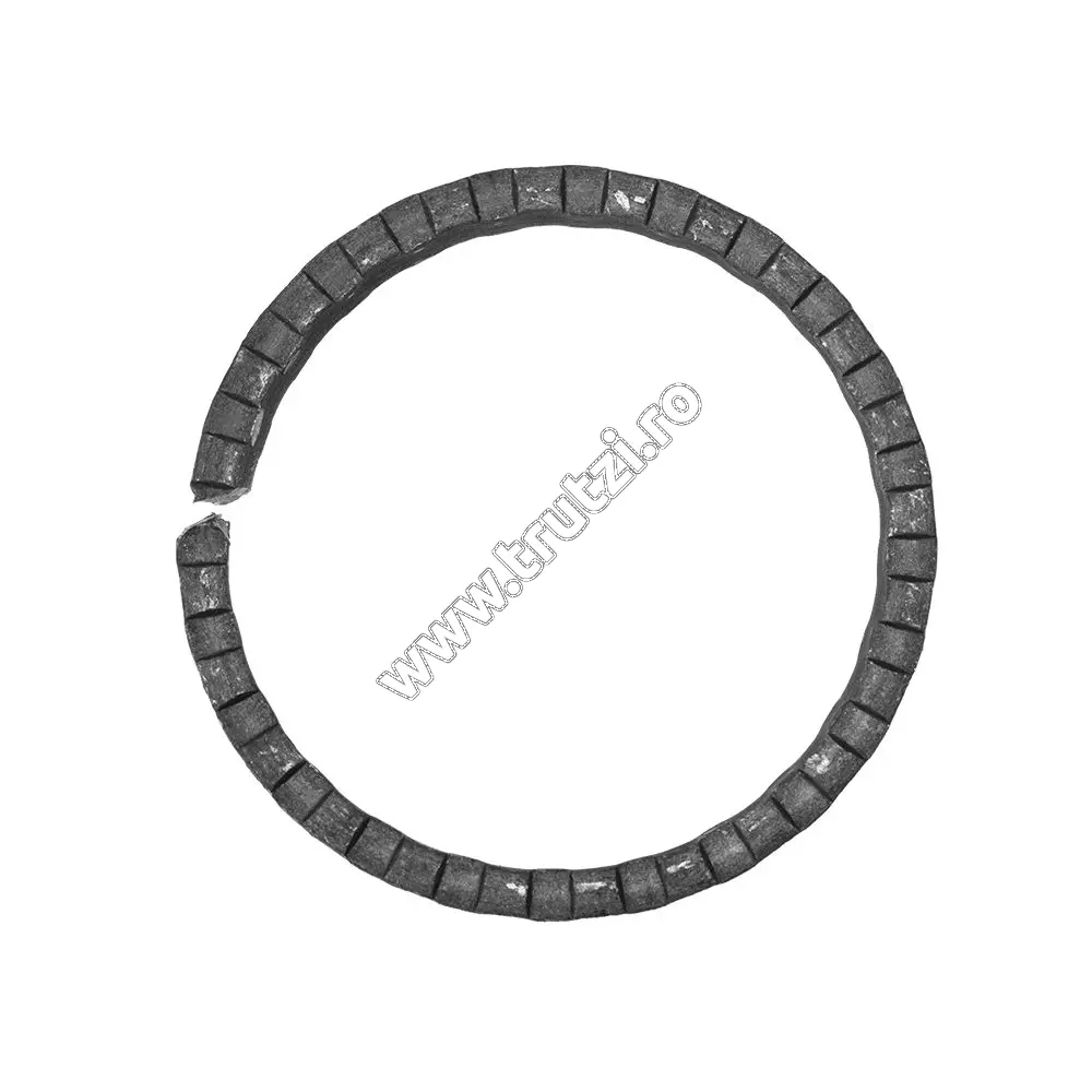 Imagine cerc sect. 12x5mm amprentat cant, diametru fi 50 mm