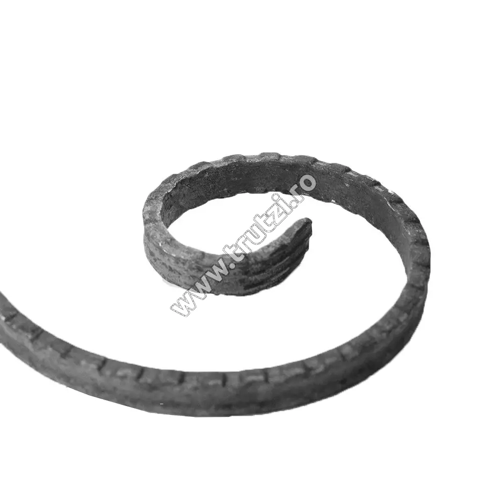 Element acoladă sect. 12x5mm amprentat cant, H 250mm, L 100mm