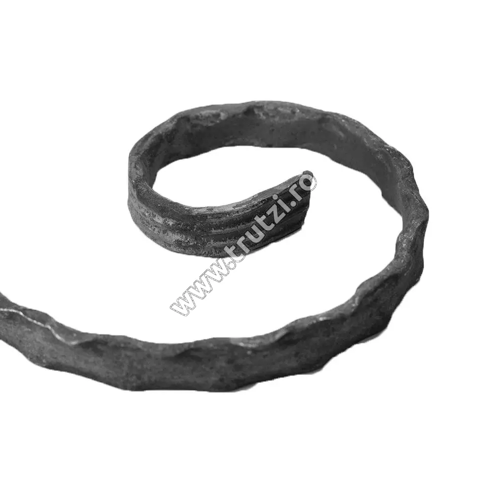 Element acoladă sect. 12x5mm amprentat, H 250mm, L 100mm