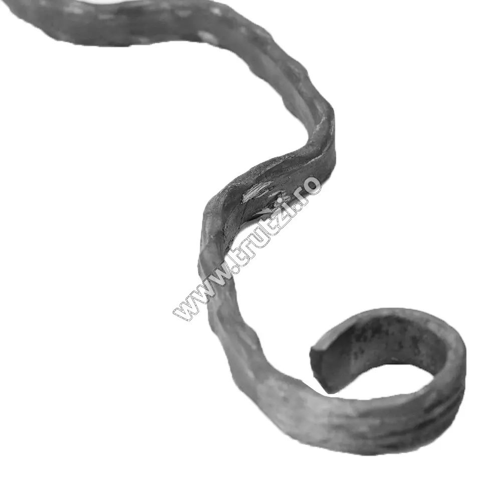 Element acoladă sect. 12x5mm amprentat, H 260mm, L 60mm