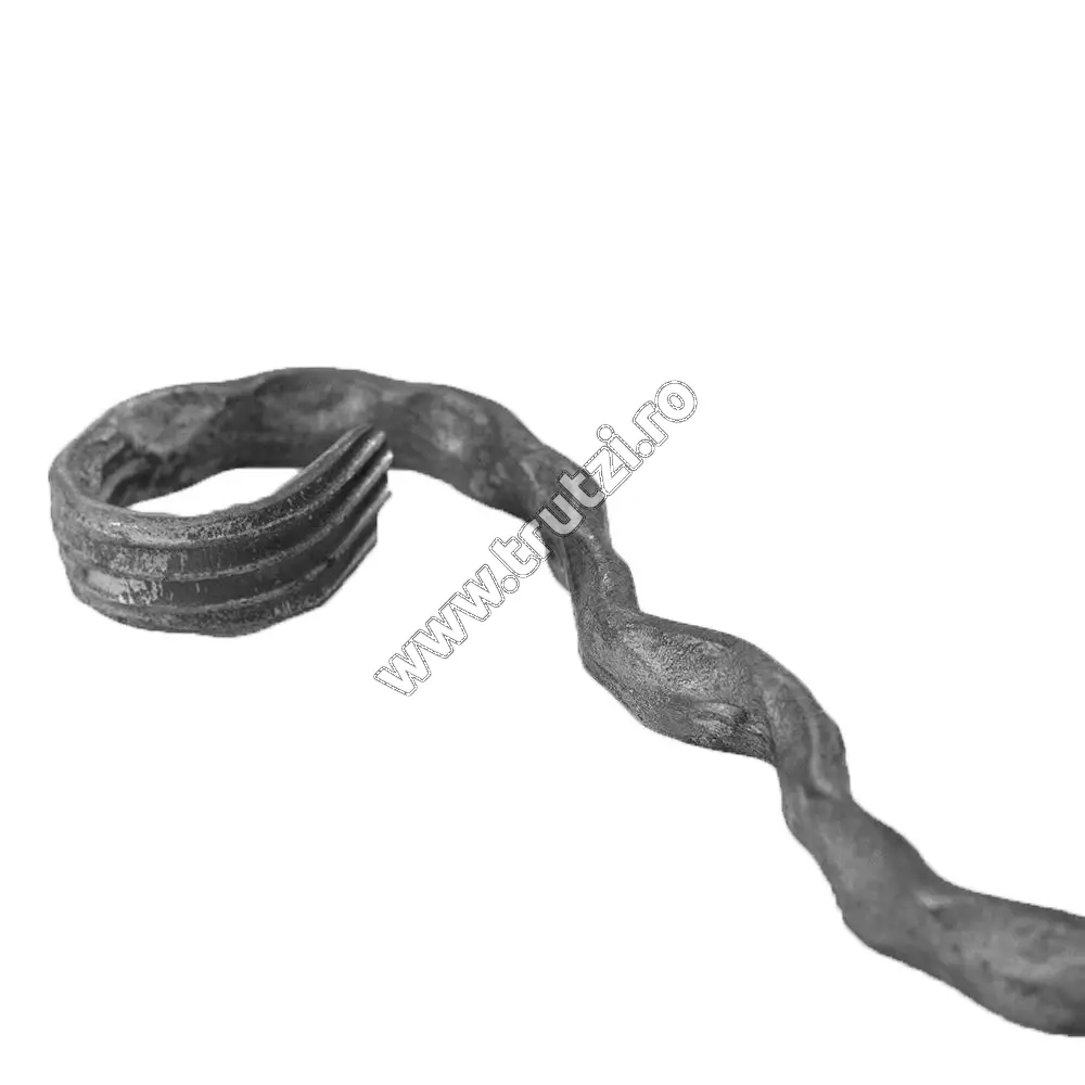 Element acoladă sect. 12x5mm amprentat, H 260mm, L 75mm