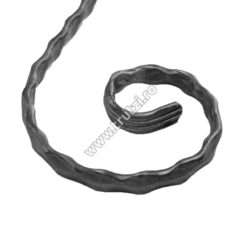 Element acoladă sect. 12x5mm amprentat, H 450mm, L 100mm