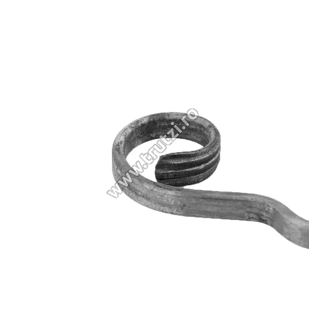 Element acoladă sect. 12x5mm lis, H 260mm, L 75mm