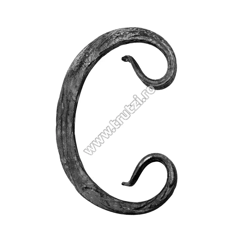 Imagine element "c" sect. 12x12mm amprentat scoarta h 120mm, l 80mm
