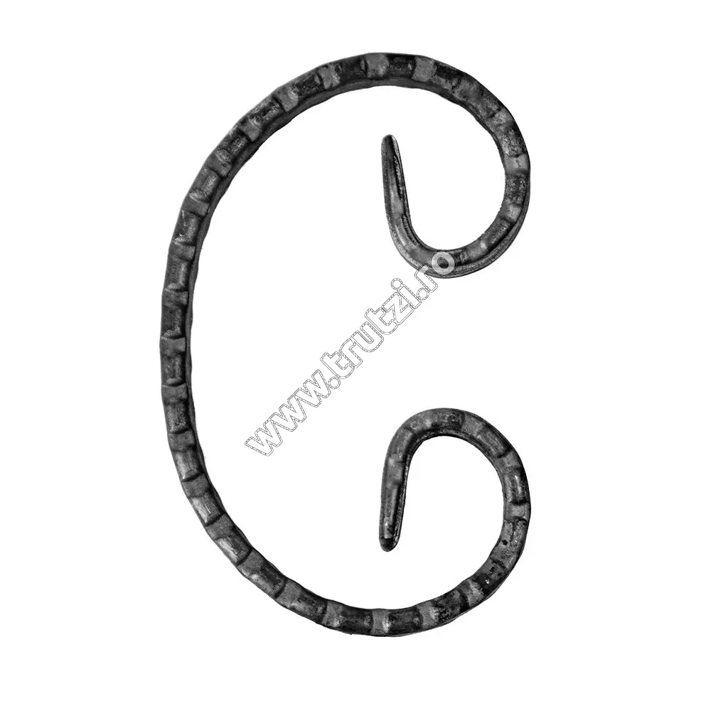 Imagine element "c" sect. 12x5mm amprentat cant, h 90mm, l 60mm