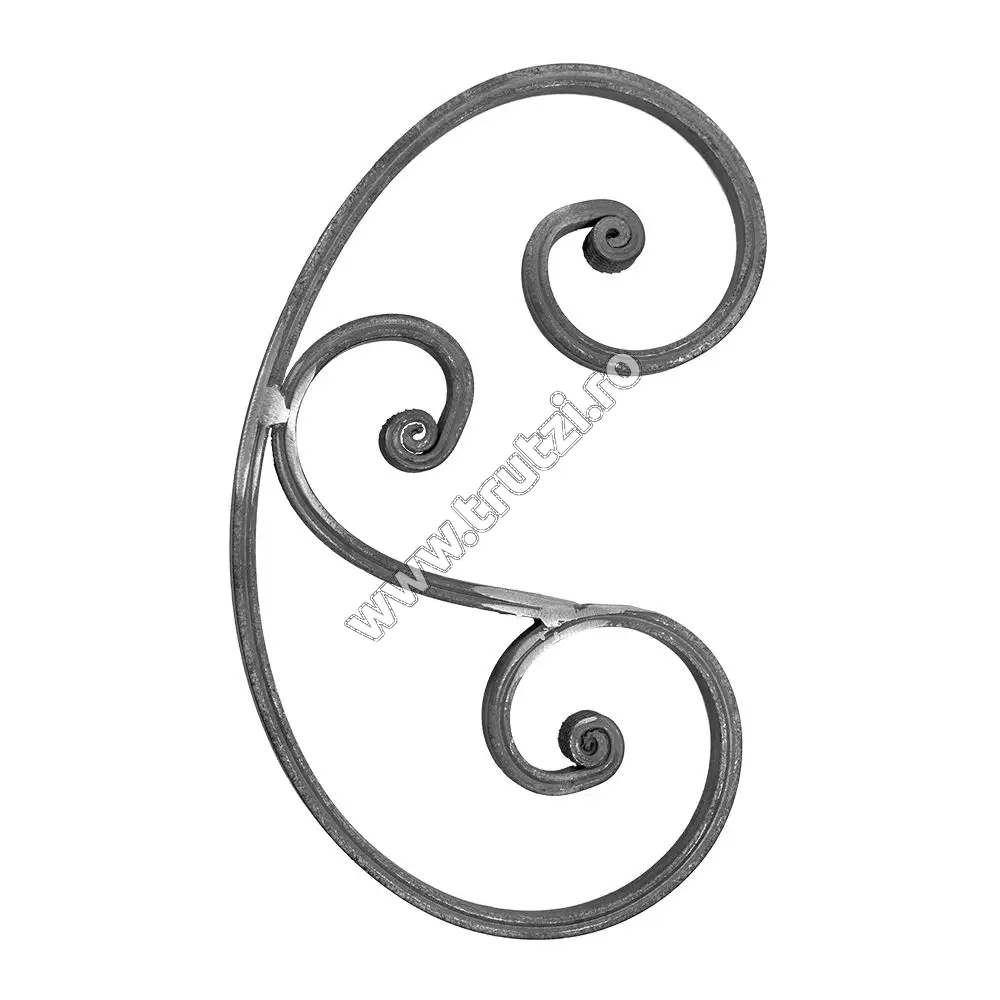 Imagine element "c" sect. 16x8mm canelat, h 320mm, l 190mm