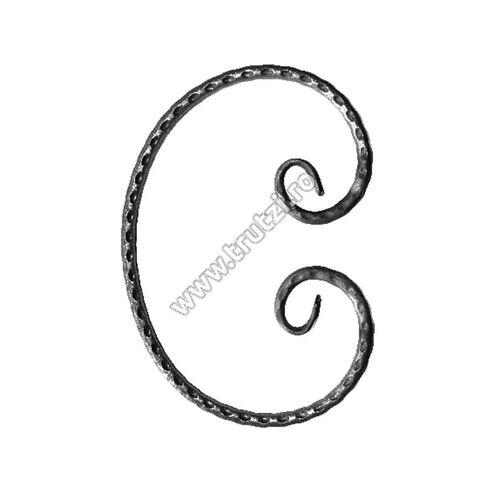 Imagine element "c" sect. fi 12mm amprentat, h 290mm, l 200mm