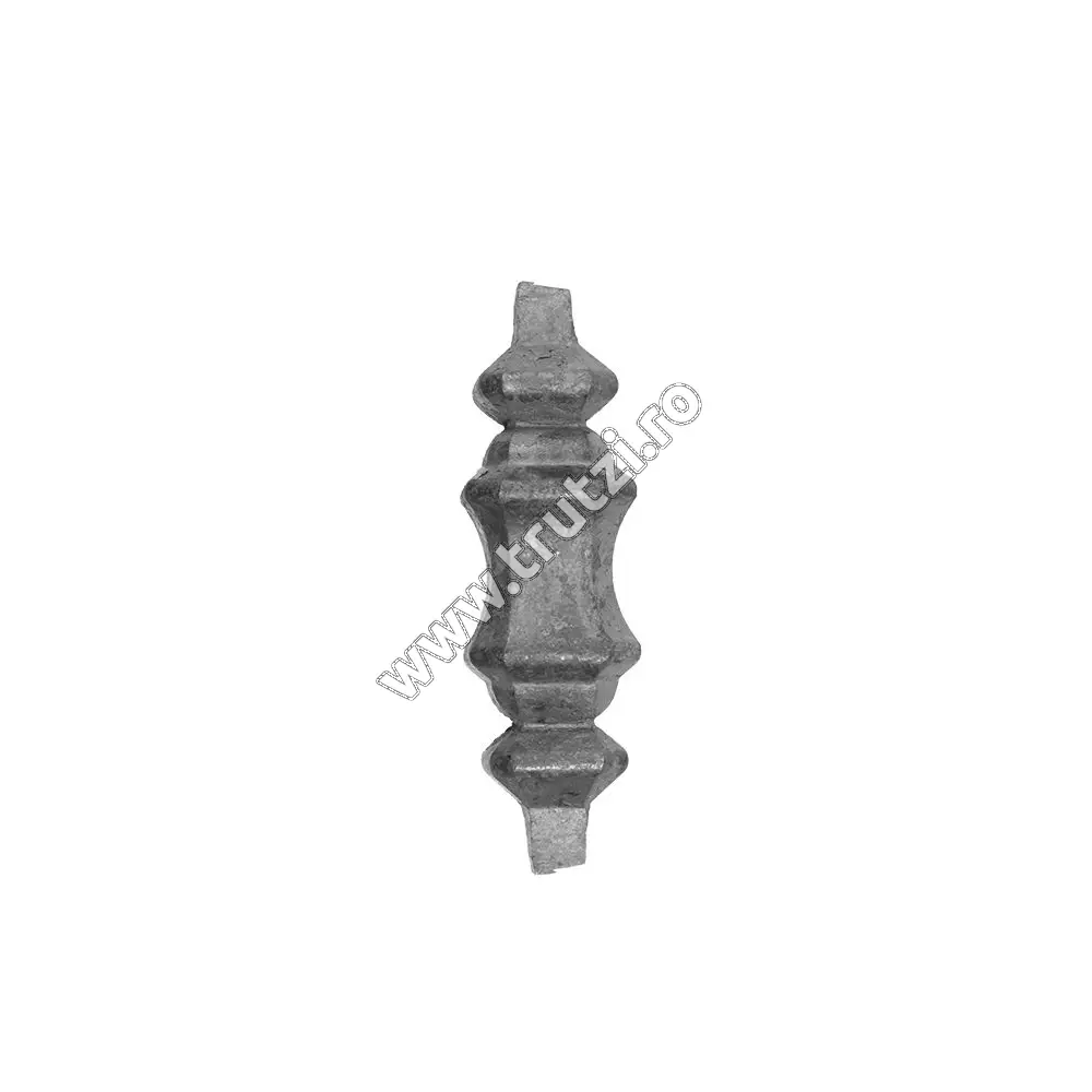 Imagine element de mijloc forjat baza 12x12mm, h 130mm, l 38mm