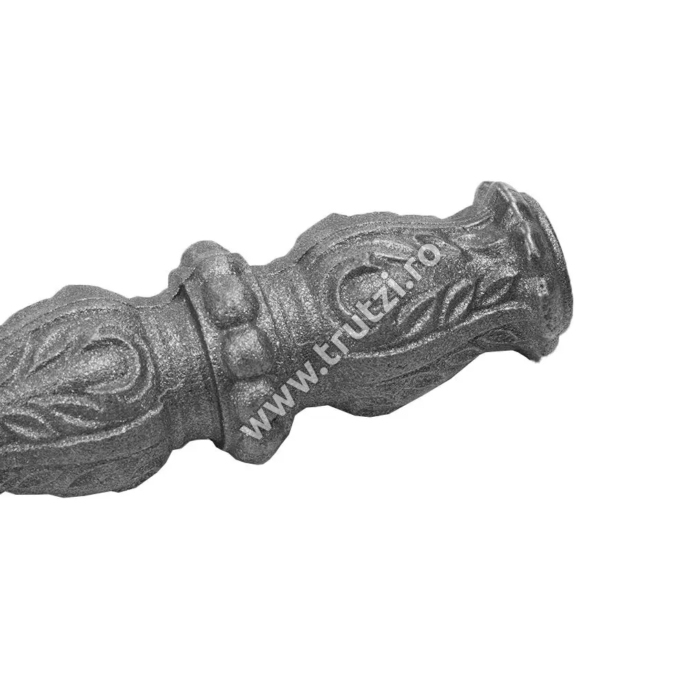 Element de mijloc turnat gaură 14x14mm, H 125mm, L 38mm