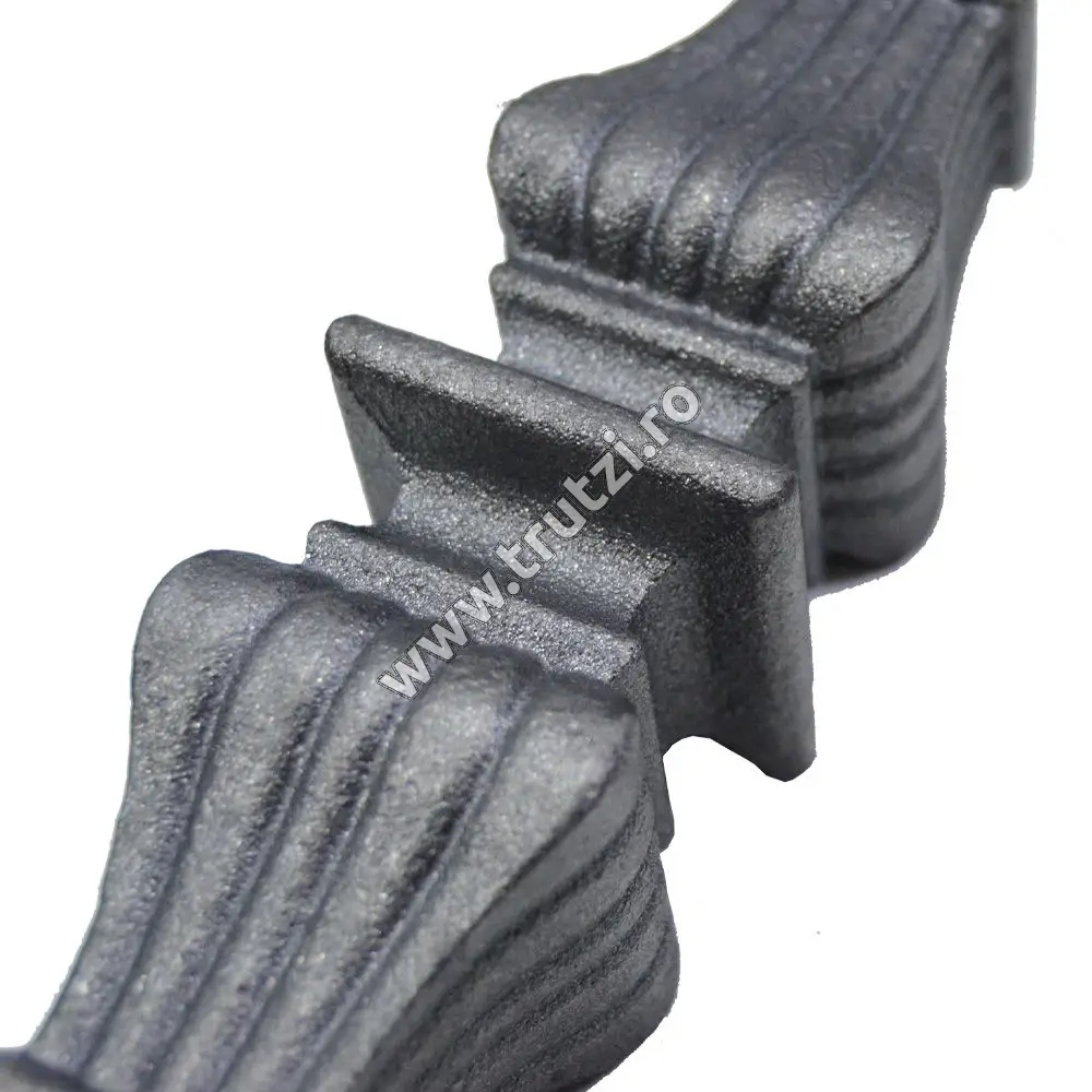 ELEMENT DE MIJLOC TURNAT GAURA 14x14MM, H 145MM, L 44MM - imagine 2
