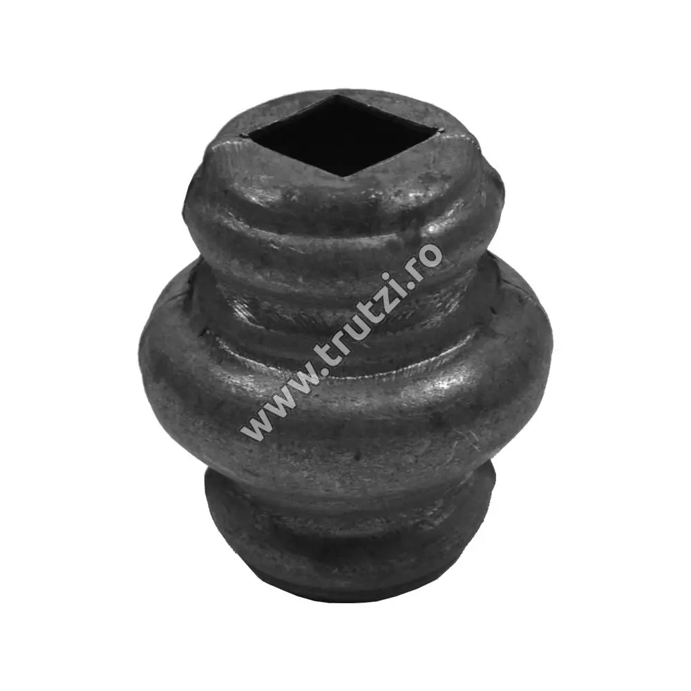 Imagine element de mijloc turnat gaura 16x16mm, h 45mm, l 43mm