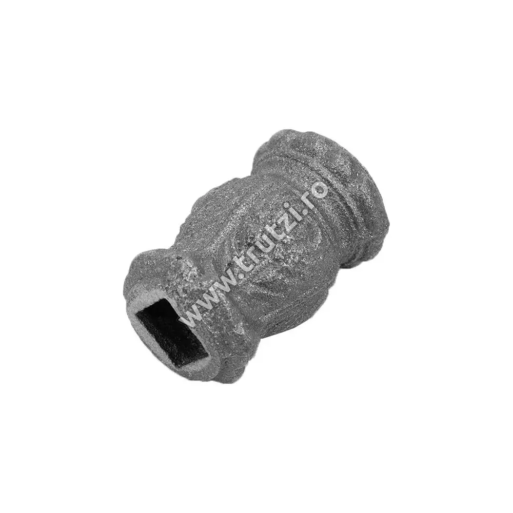 Imagine element de mijloc turnat gaura 16x16mm, h 65mm, l 41mm