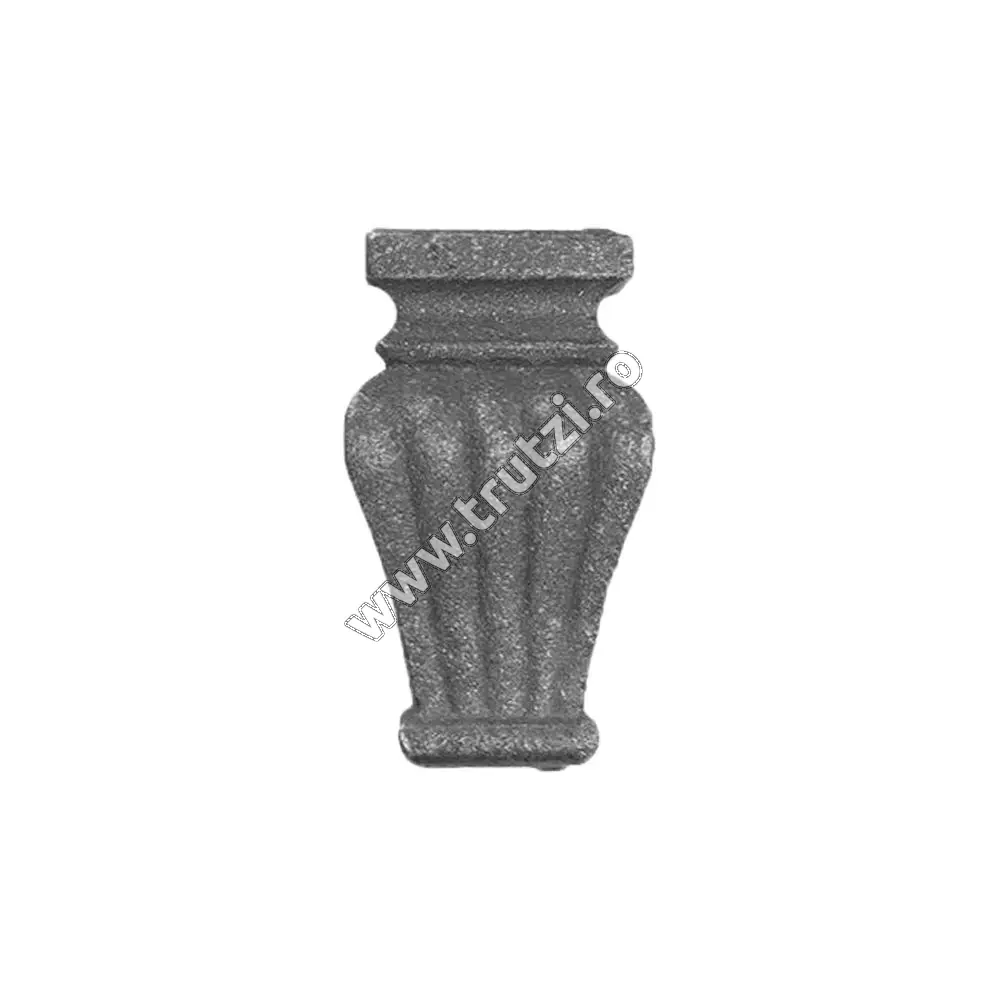 Element de mijloc turnat gaură 16x16mm, H 72mm, L 41mm