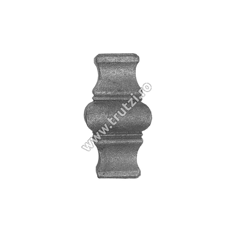 Imagine element de mijloc turnat gaura 16x16mm, h 80mm, l 40mm