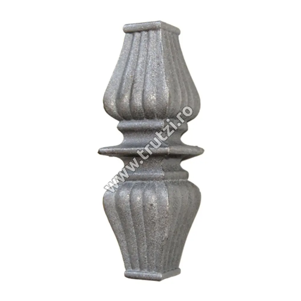 Imagine element de mijloc turnat gaura 20x20mm, h 185mm, l 57mm