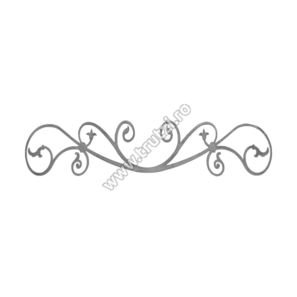 Imagine element decorativ decupat din tabla h 310mm, l 1500mm, gr. 5mm