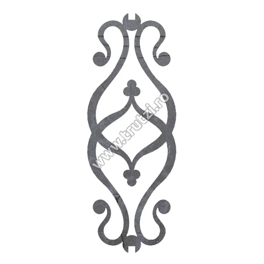 Imagine element decorativ decupat din tabla h 435mm, l 160mm, gr. 3mm
