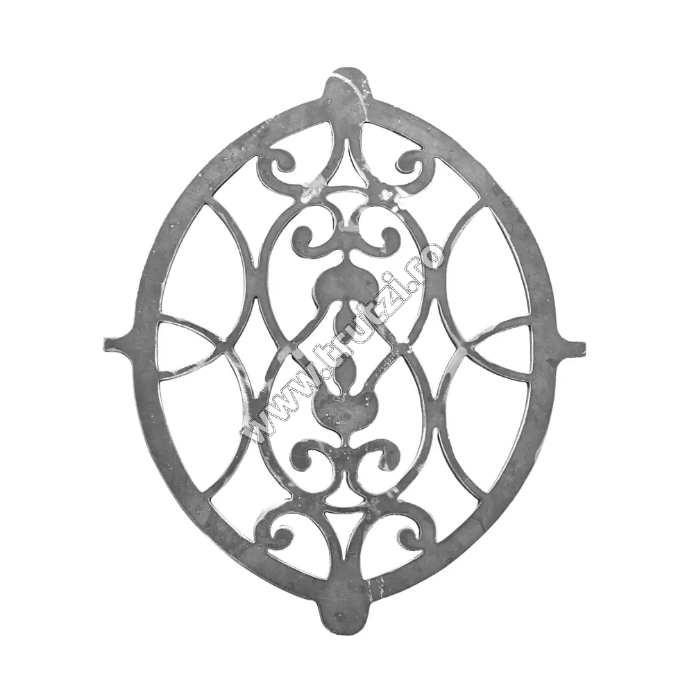 Imagine element decorativ decupat din tabla h 450mm, l 385mm, gr. 5mm