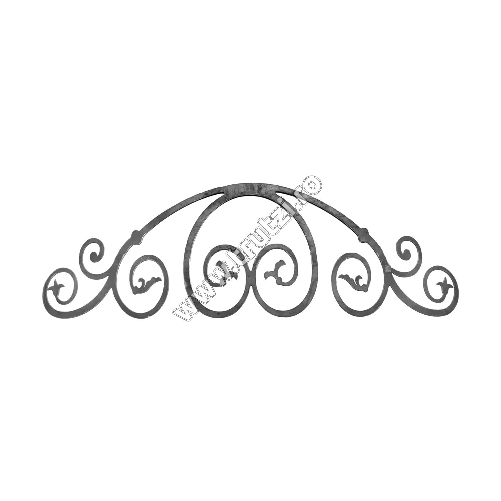 Imagine element decorativ decupat din tabla h 500mm, l 1500mm, gr. 5mm