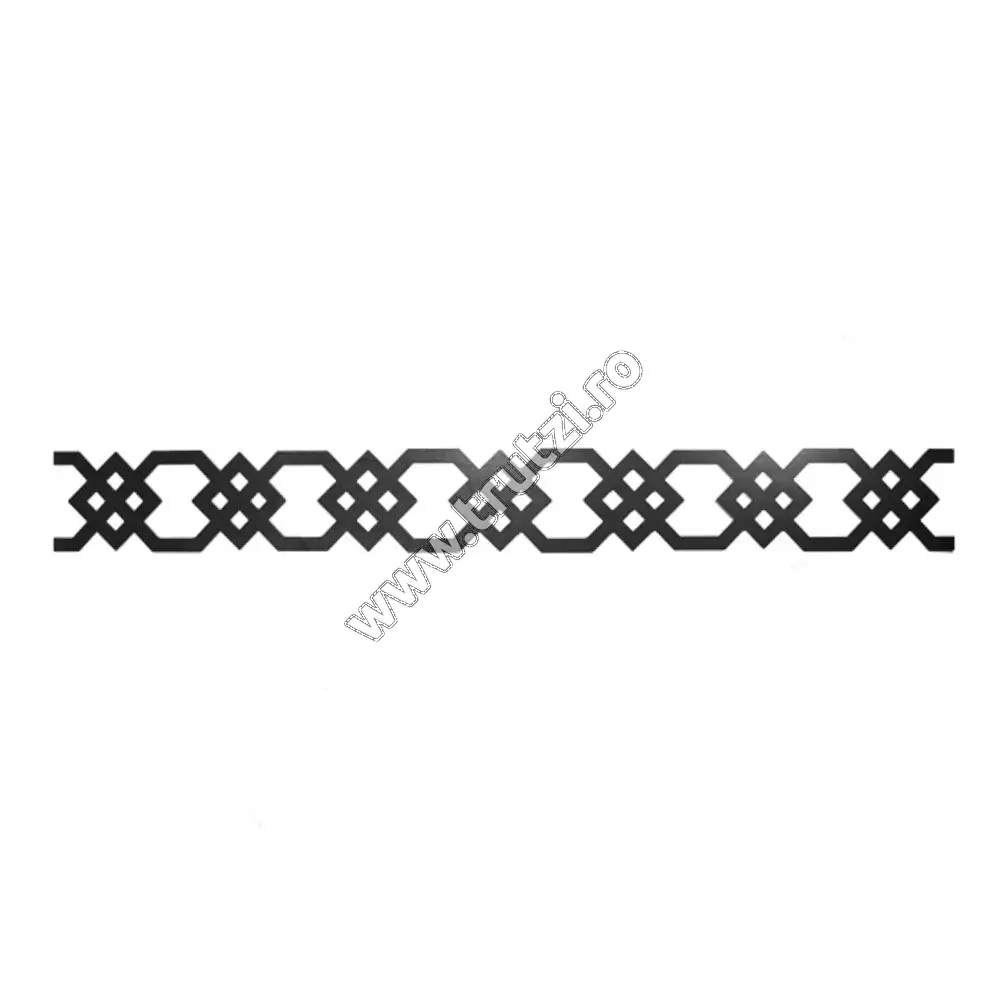 Imagine element decorativ din tabla ambutisata, h 100mm, l 1000mm, gr. 3.0 mm