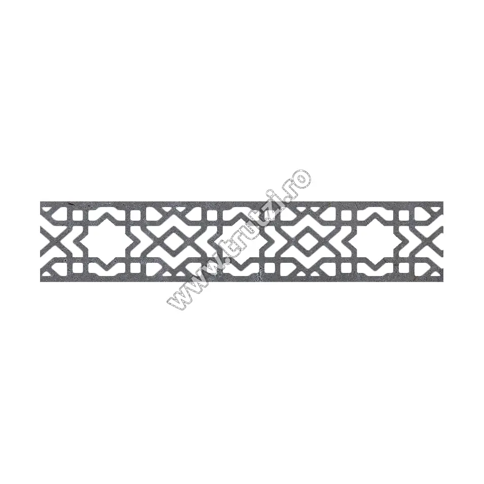 Imagine element decorativ din tabla ambutisata, h 100mm, l 1000mm, gr. 3.0 mm