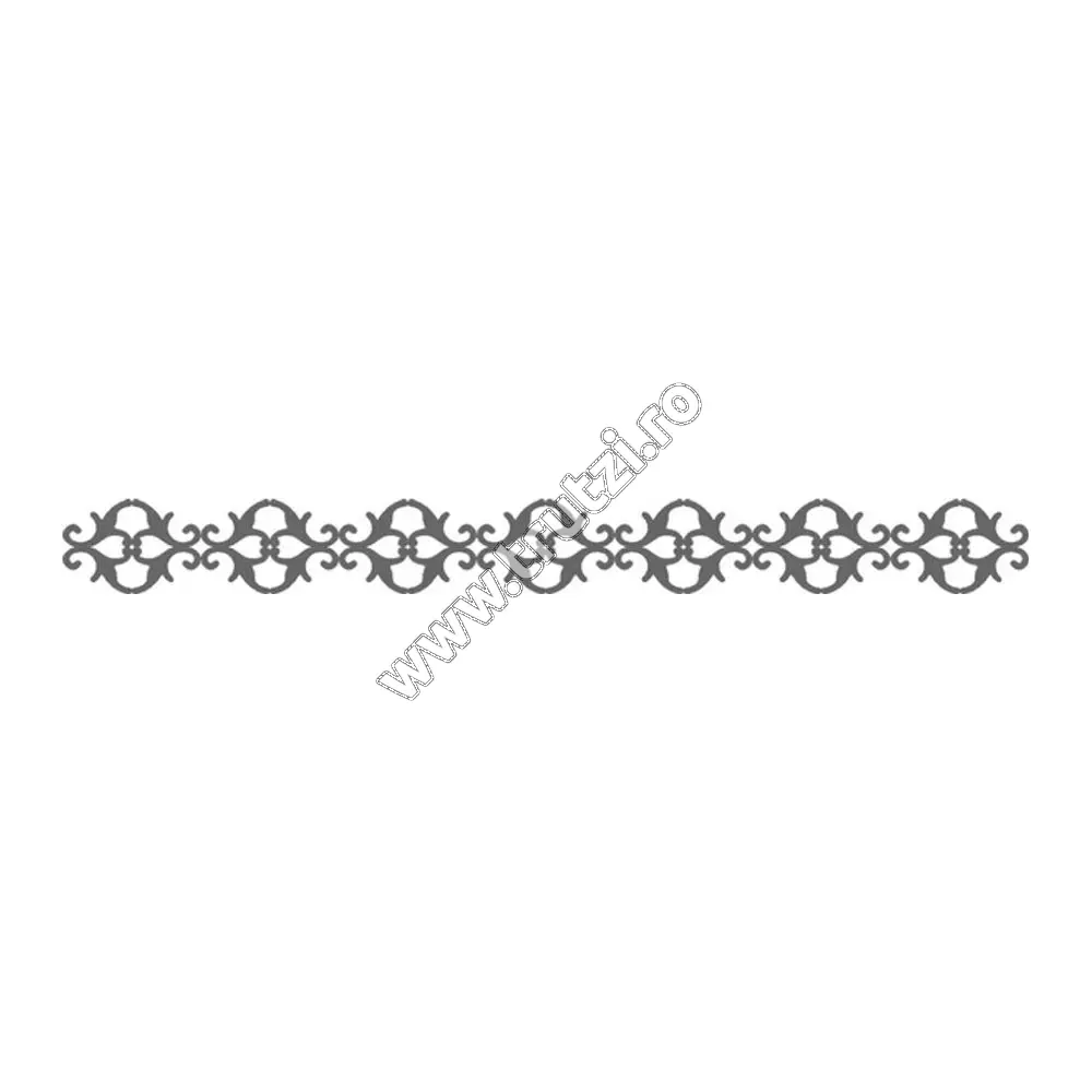 Imagine element decorativ din tabla ambutisata, h 120mm, l 1000mm, gr. 3.0 mm