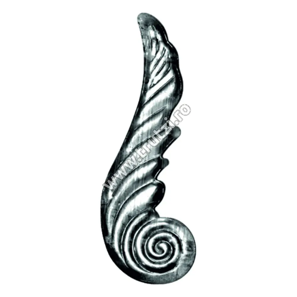 Imagine element decorativ din tabla ambutisata h 145mm, l 50mm, gr. 1mm