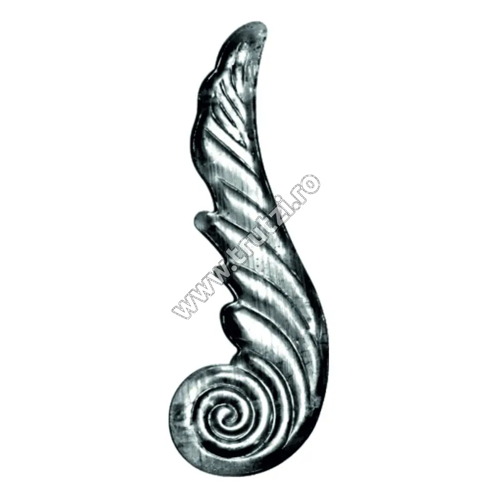 Imagine element decorativ din tabla ambutisata h 145mm, l 50mm, gr. 1mm