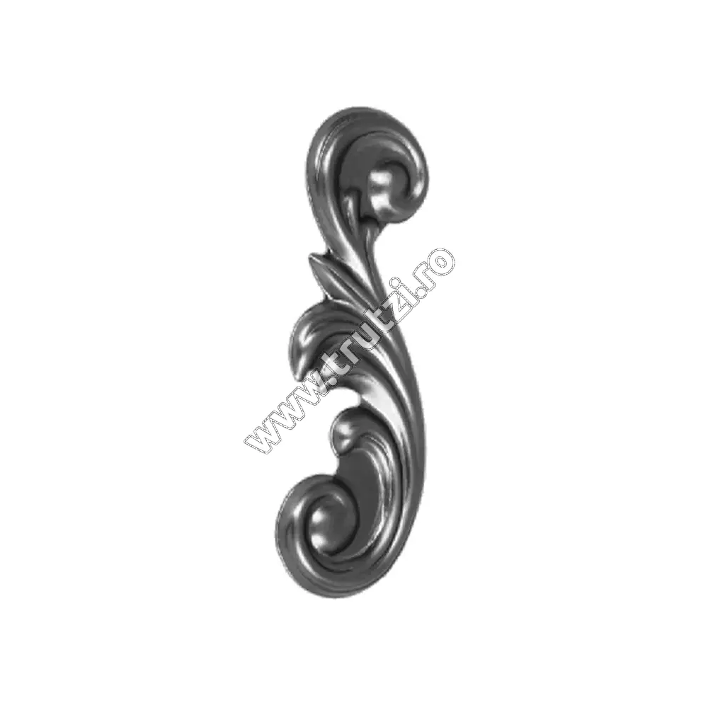 Imagine element decorativ din tabla ambutisata h 270mm, l 100mm, gr. 1mm