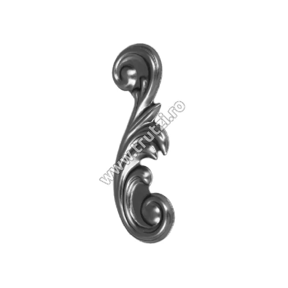 Imagine element decorativ din tabla ambutisata h 270mm, l 100mm, gr. 1mm