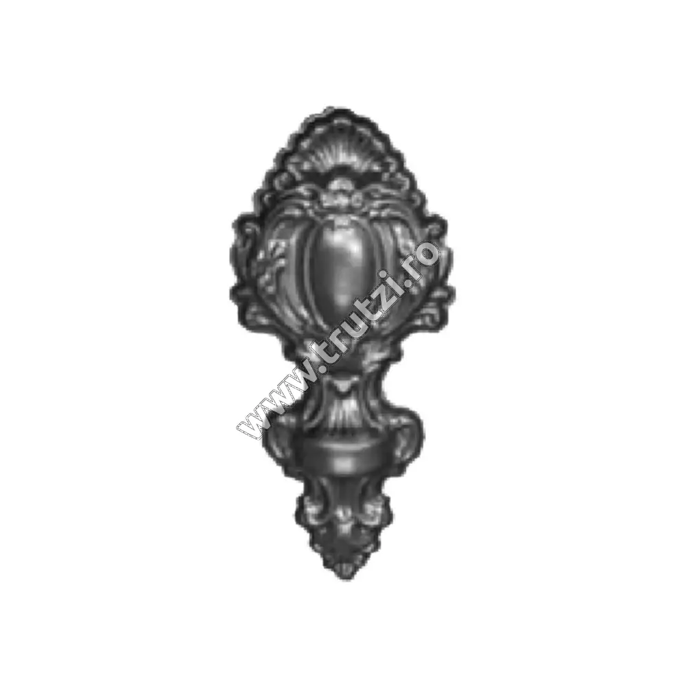 Imagine element decorativ din tabla ambutisata h 285mm, l 120mm, gr. 1mm