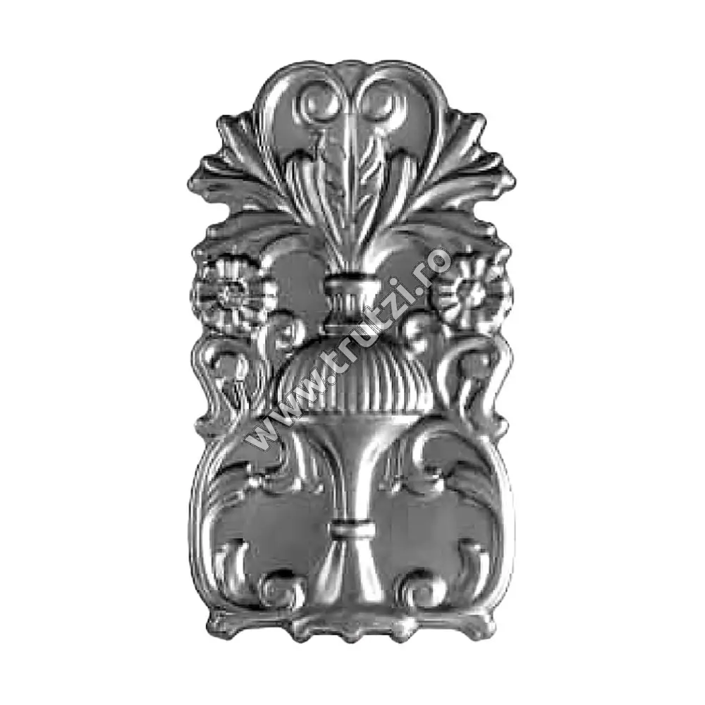 Imagine element decorativ din tabla ambutisata h 530mm, l 310mm, gr. 1mm